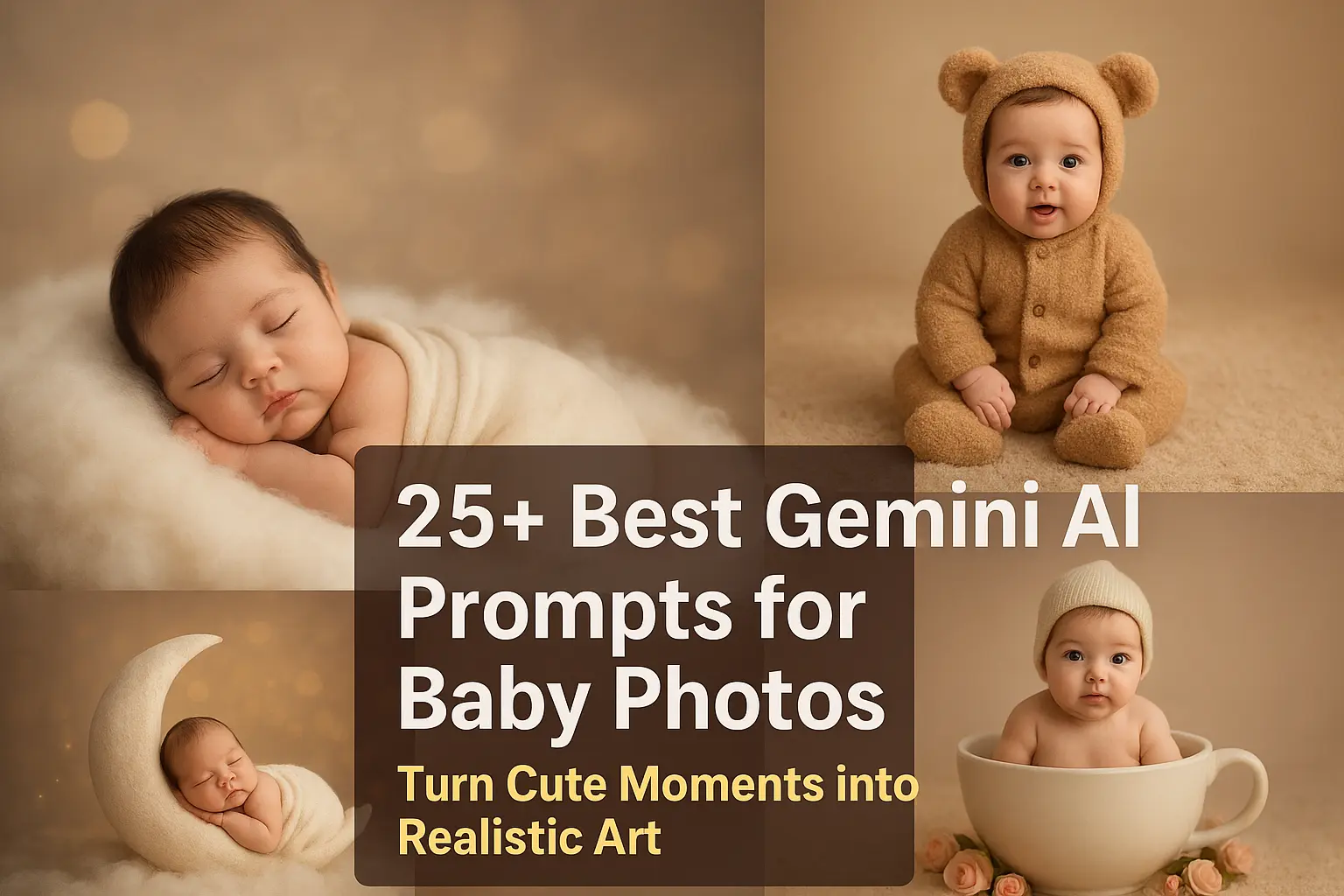 25+ Best Gemini AI Prompts for Baby Photos: Turn Cute Moments into Realistic Art